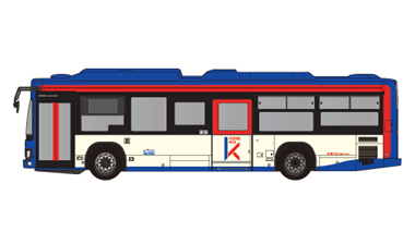 車両4面図